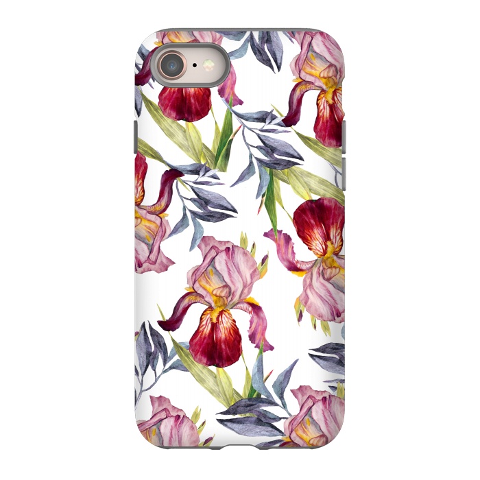 iPhone 8 StrongFit Born in Flowers by Creativeaxle