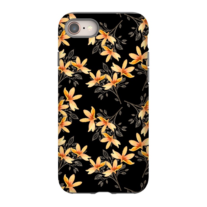 iPhone 8 StrongFit Dark Night of Flora by Creativeaxle