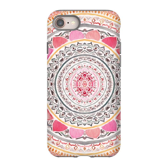 iPhone 8 StrongFit Pastel Bohemian Mandala   by Tigatiga