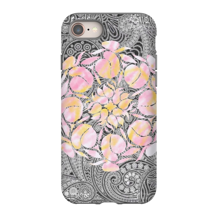 iPhone 8 StrongFit Paisley floral by Kashmira Baheti