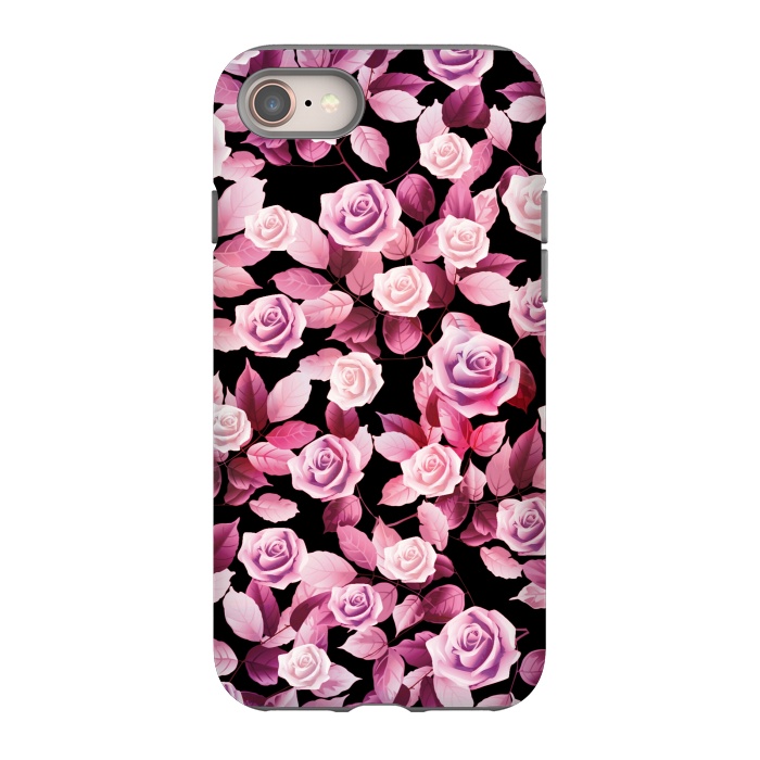 iPhone 8 StrongFit Pink roses by Jms