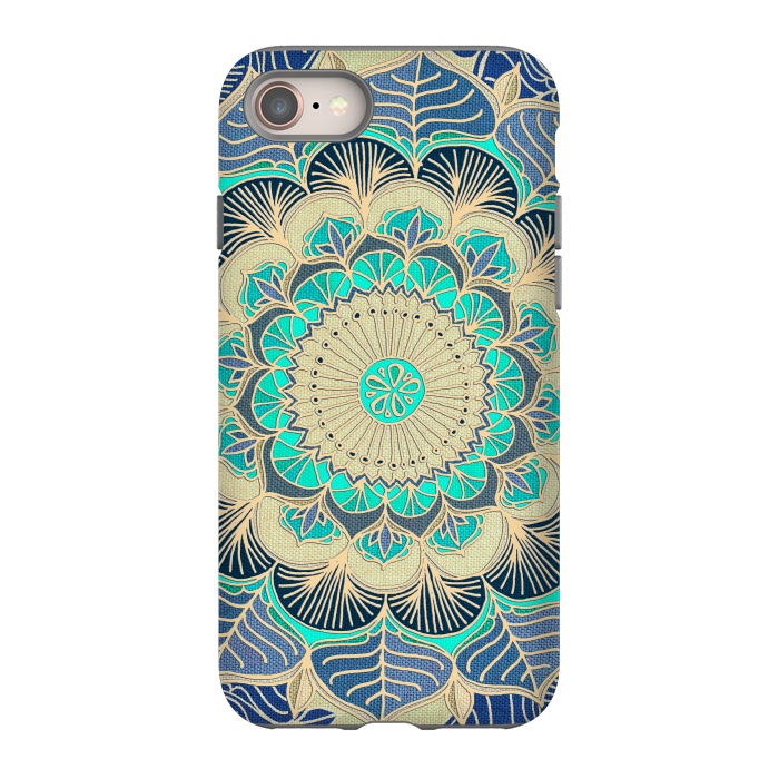 iPhone 8 StrongFit Midnight Bloom por Micklyn Le Feuvre
