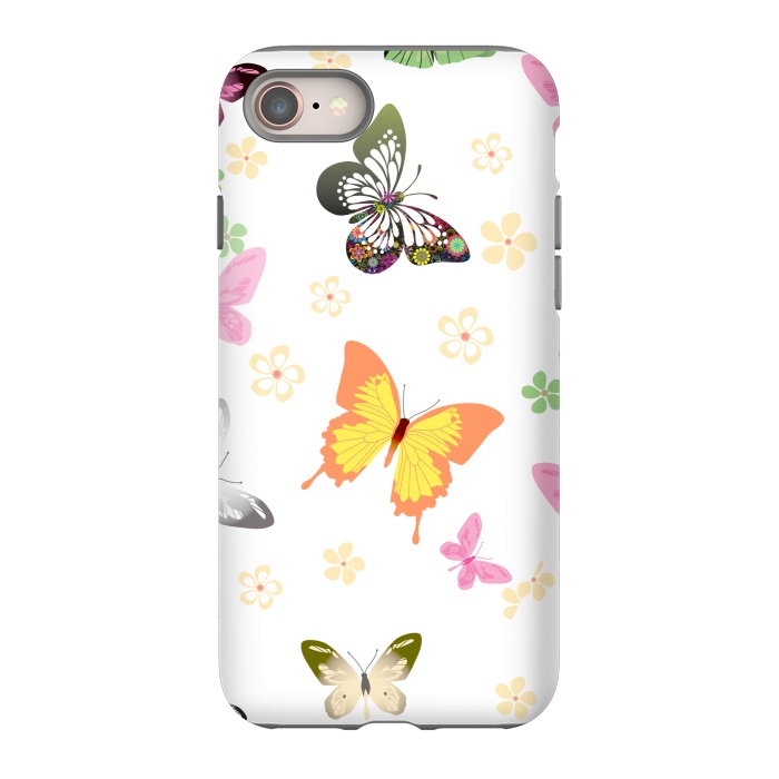 iPhone 8 StrongFit Butterflies (colorful butterflies) 3 by Bledi