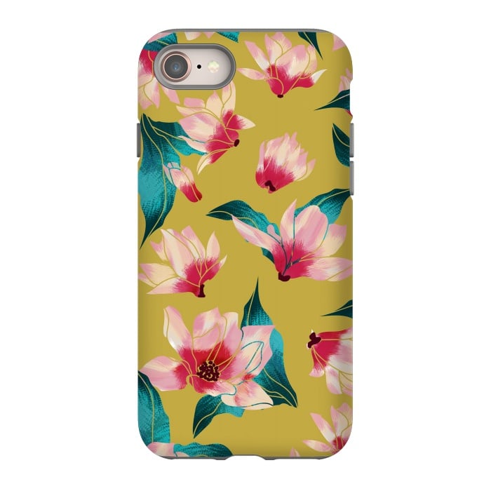 iPhone 8 StrongFit Floral Aura by Uma Prabhakar Gokhale