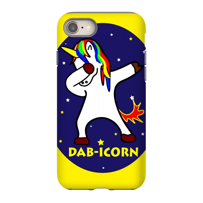 iPhone 8 StrongFit dab-icorn by MALLIKA