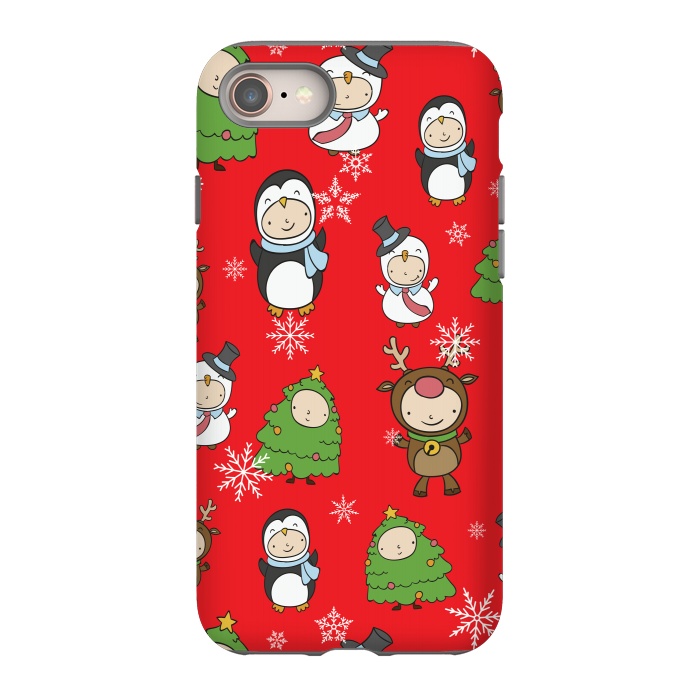 iPhone 8 StrongFit Children Christmas Costumes Pattern 2 by Bledi