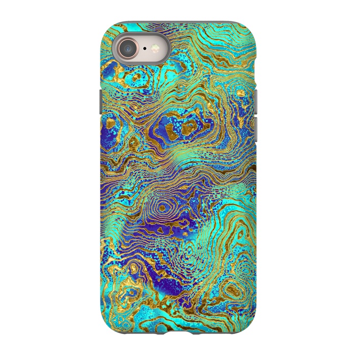 iPhone 8 StrongFit Abstract Marble II by Art Design Works