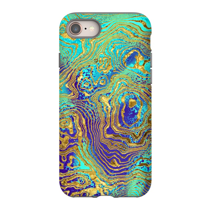 iPhone 8 StrongFit Abstract Marble IV by Art Design Works