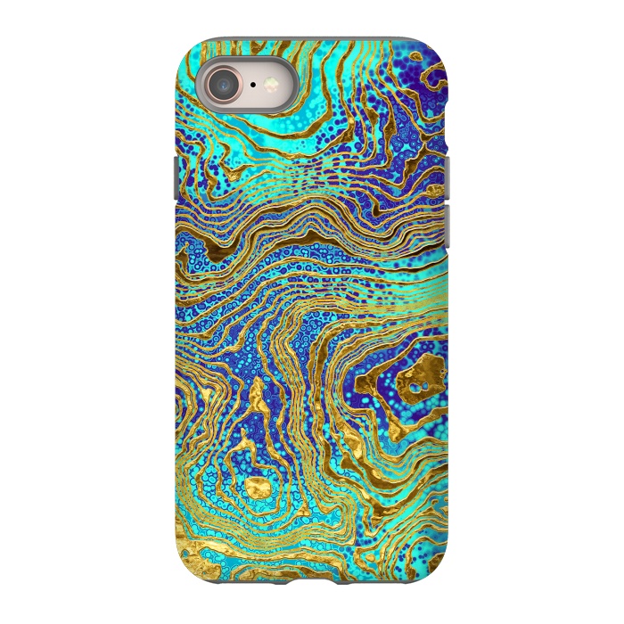 iPhone 8 StrongFit Abstract Marble III by Art Design Works