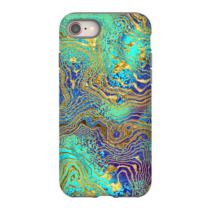 iPhone 8 StrongFit Abstract Marble V by Art Design Works