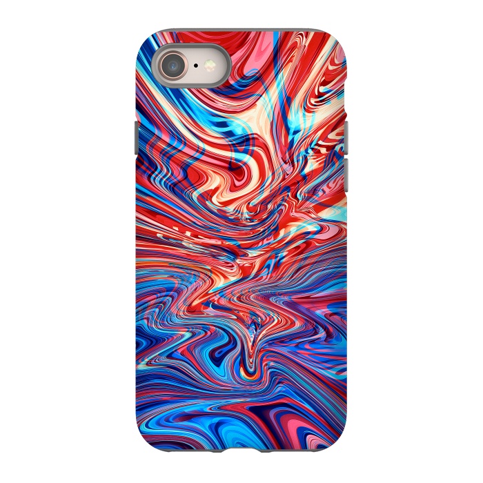 iPhone 8 StrongFit Abstract Waves by Art Design Works