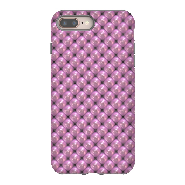 iPhone 8 plus StrongFit Pink Pearls by Andrea Haase