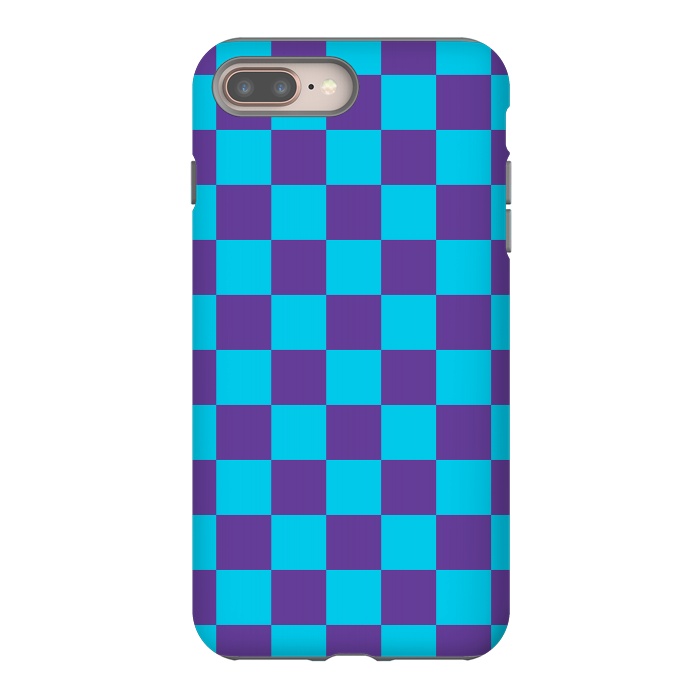 iPhone 8 plus StrongFit Checkered Pattern III by Art Design Works