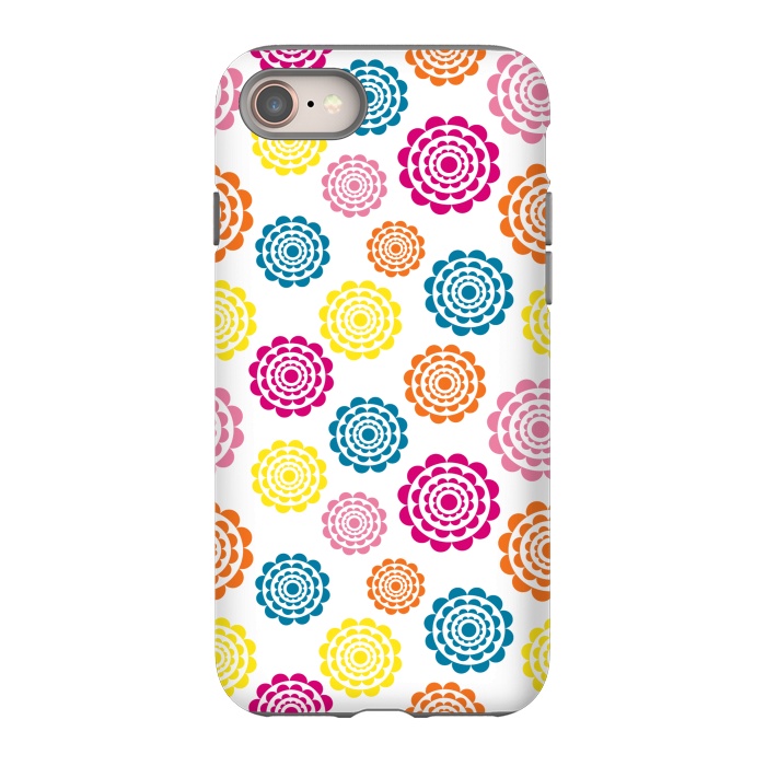 iPhone 8 StrongFit Bright Flowers by Martina