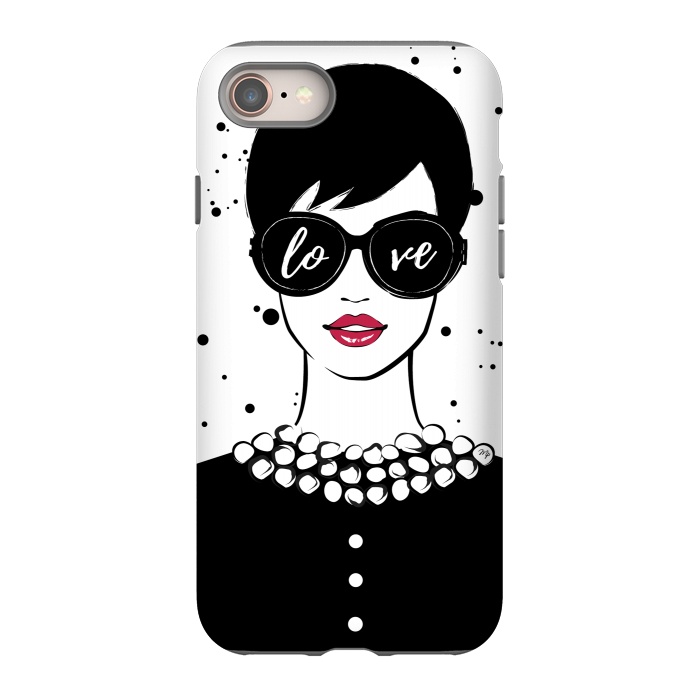 iPhone 8 StrongFit Love Girl by Martina