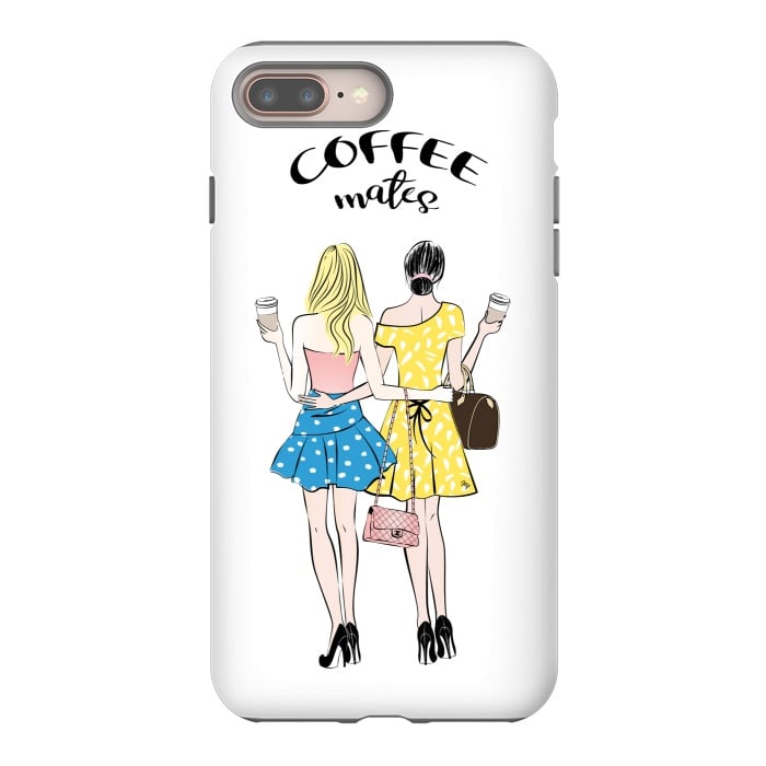 iPhone 8 plus StrongFit Coffee mates by Martina