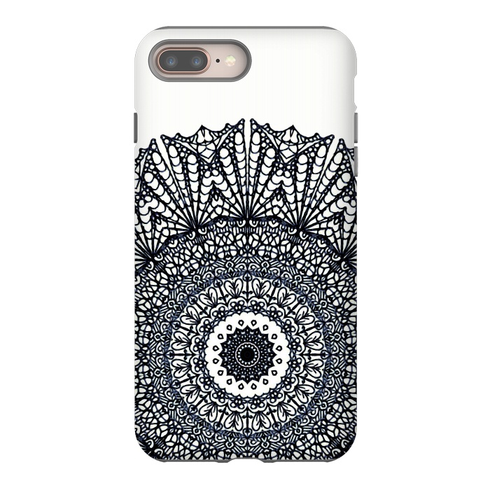 iPhone 8 plus StrongFit Mandala Mehndi Style G378 by Medusa GraphicArt