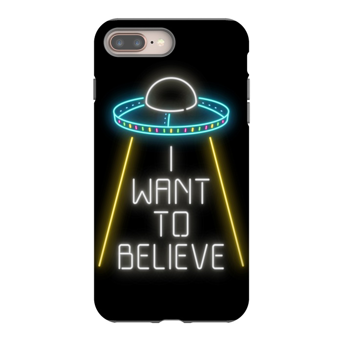 iPhone 8 plus StrongFit I want to believe by Laura Nagel