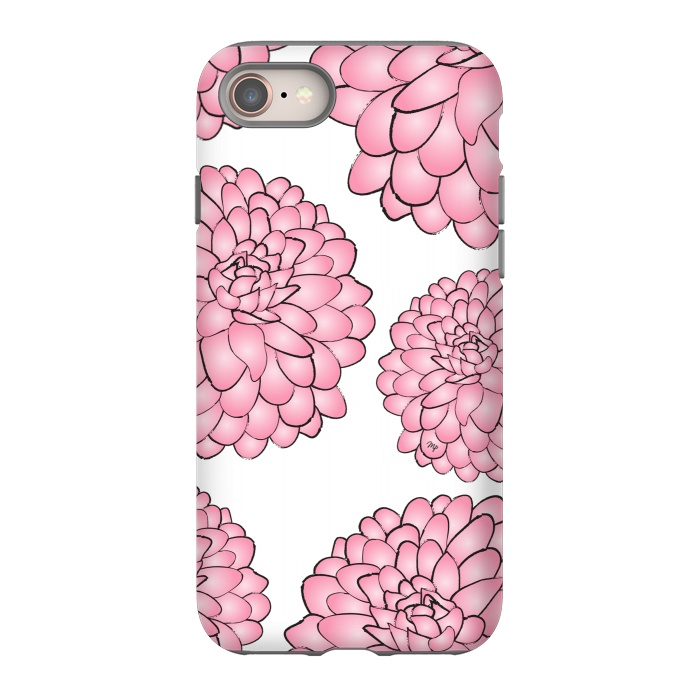 iPhone 8 StrongFit Pink Chrysanthemum by Martina