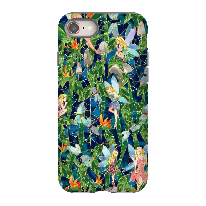 iPhone 8 StrongFit Emerald Forest Fairies by gingerlique