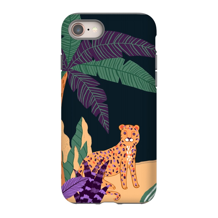 iPhone 8 StrongFit Cheetah on Tropical Beach by  Utart
