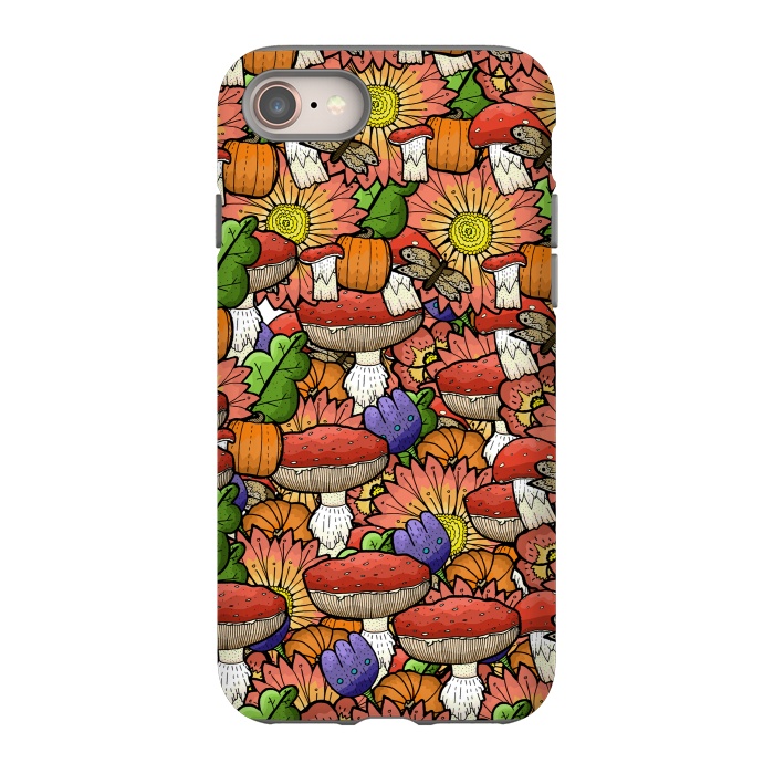 iPhone 8 StrongFit Autumn Pattern by Steve Wade (Swade)
