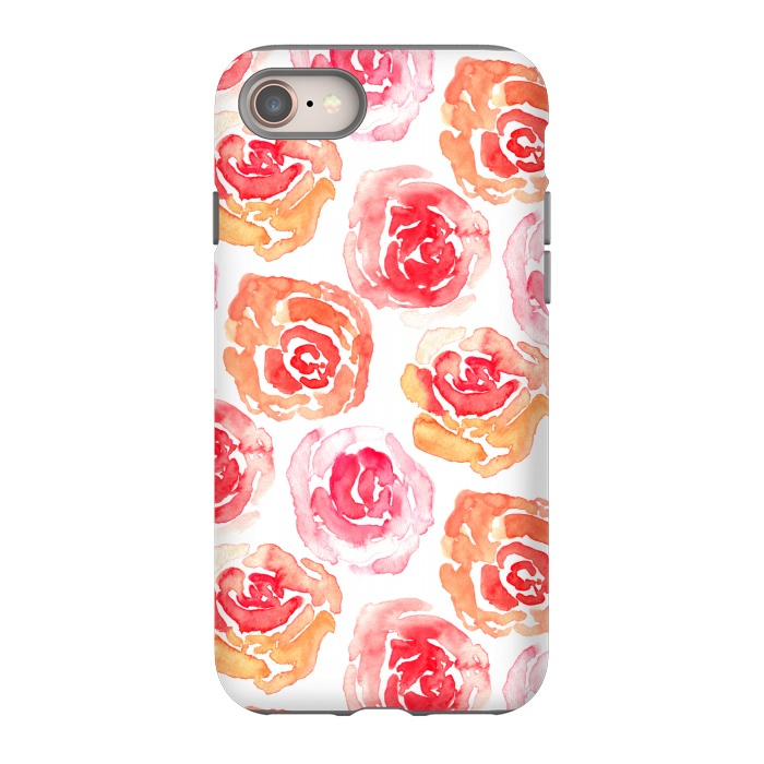 iPhone 8 StrongFit Rows of Roses  by Tigatiga