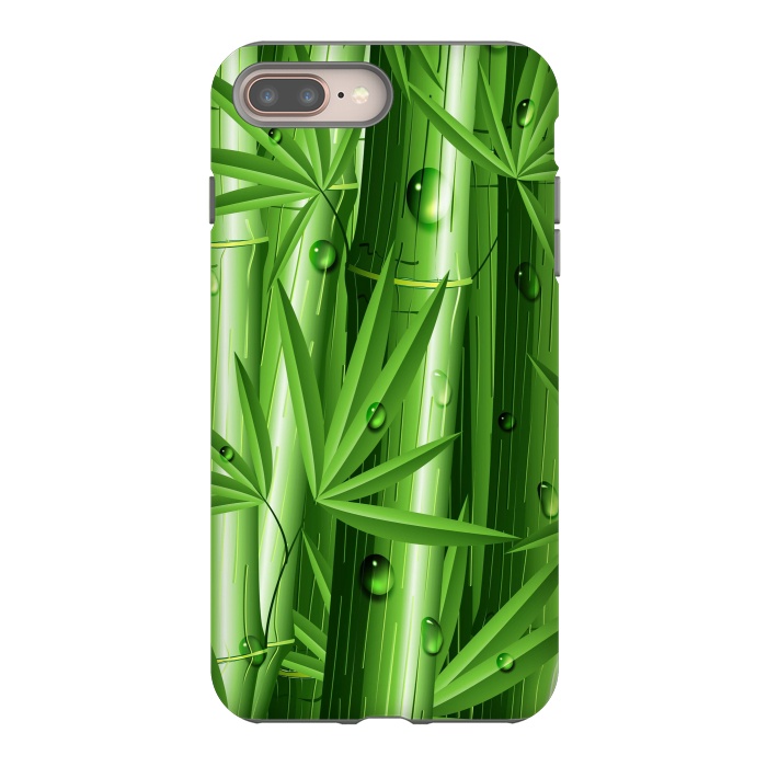iPhone 8 plus StrongFit Bamboo Jungle Zen by BluedarkArt