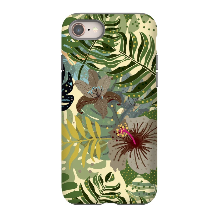 iPhone 8 StrongFit Jungle Foliage by  Utart