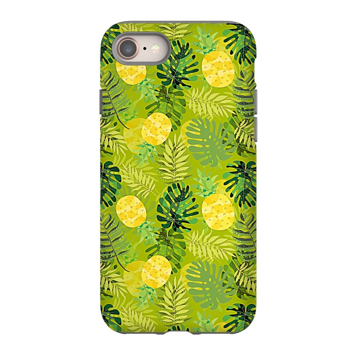 iPhone 8 StrongFit Eve's colorful pineapple garden Jungle by  Utart