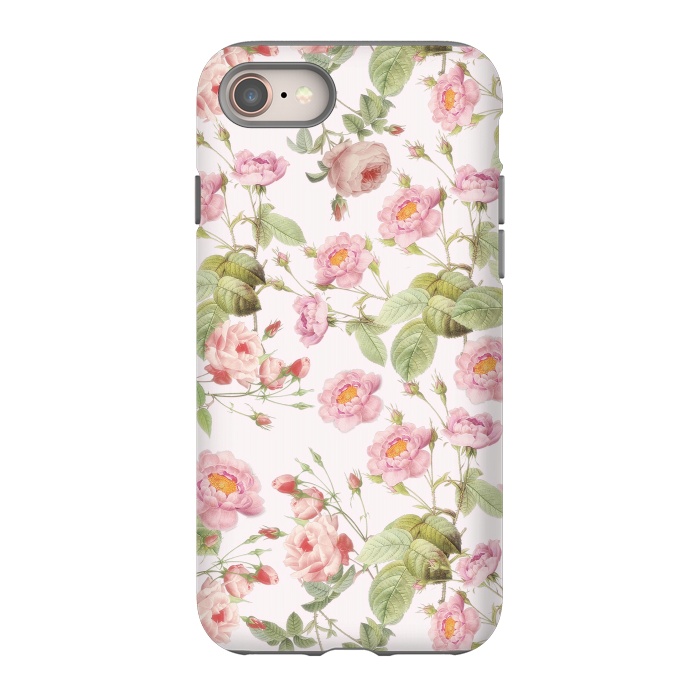 iPhone 8 StrongFit Blush Roses  by  Utart
