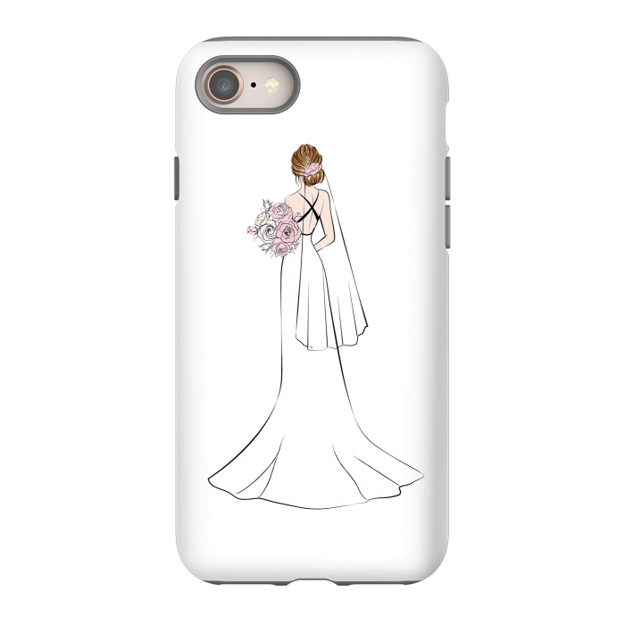 iPhone 8 StrongFit Pretty Bride by Martina