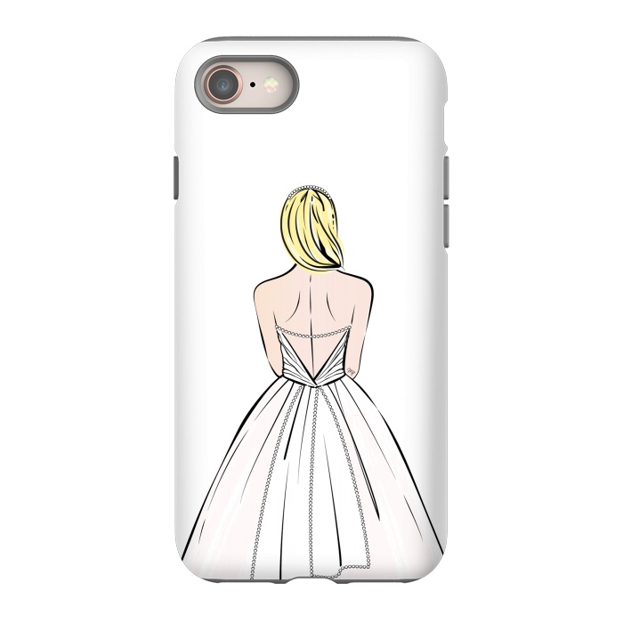 iPhone 8 StrongFit Elegant bride illustration by Martina