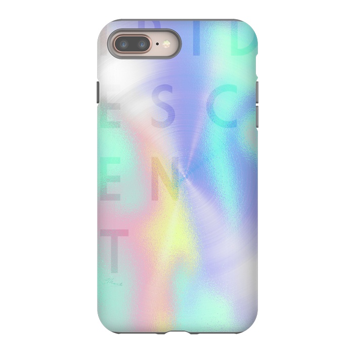 iPhone 8 plus StrongFit  Iridescent Holographic by Carlos Maciel