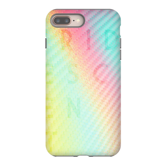 iPhone 8 plus StrongFit Carbon Iridescent by Carlos Maciel