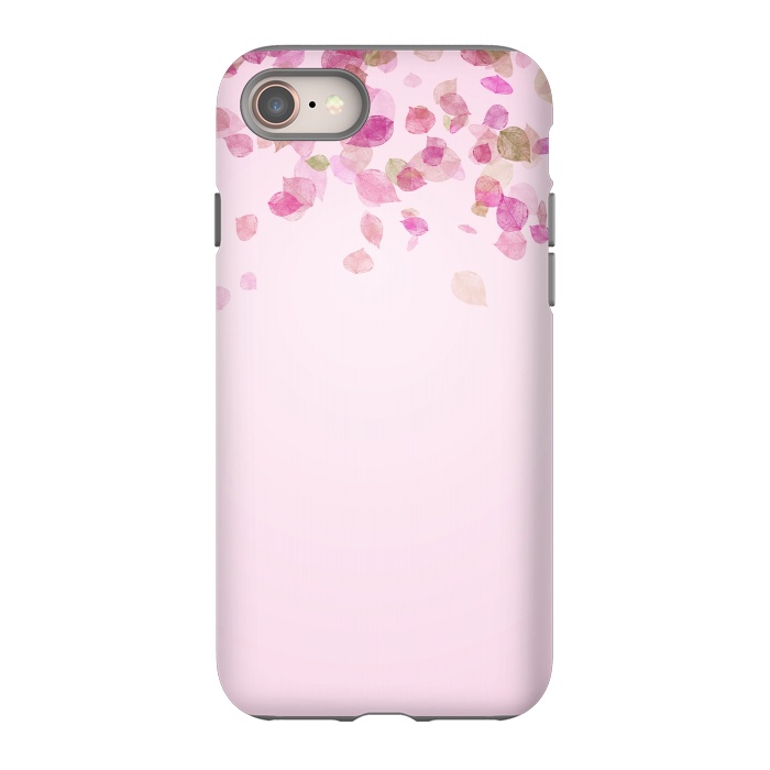 iPhone 8 StrongFit Leaves are falling on pink by  Utart