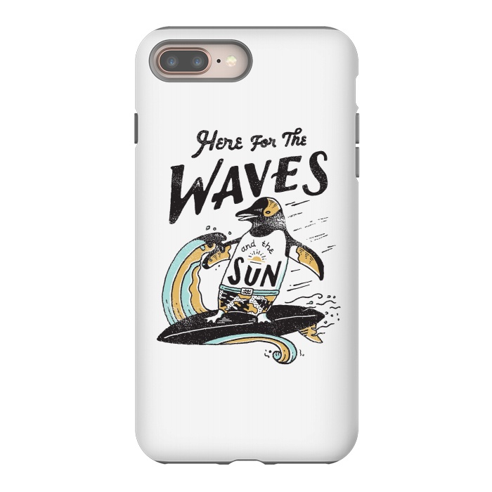 iPhone 8 plus StrongFit The Waves by Tatak Waskitho