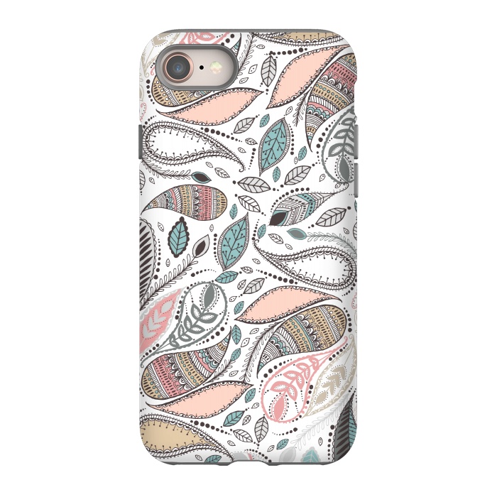 iPhone 8 StrongFit Paisley  by Rose Halsey
