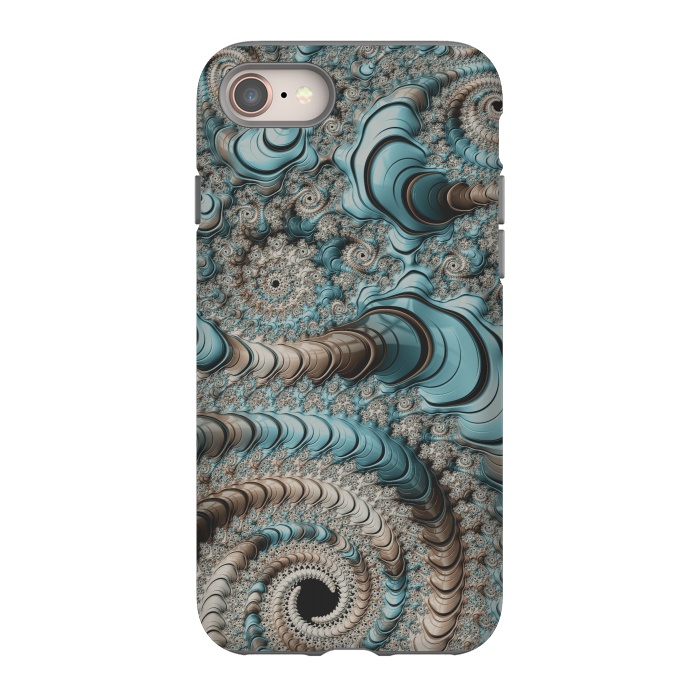 iPhone 8 StrongFit Fantastic Fractal Swirls by Andrea Haase