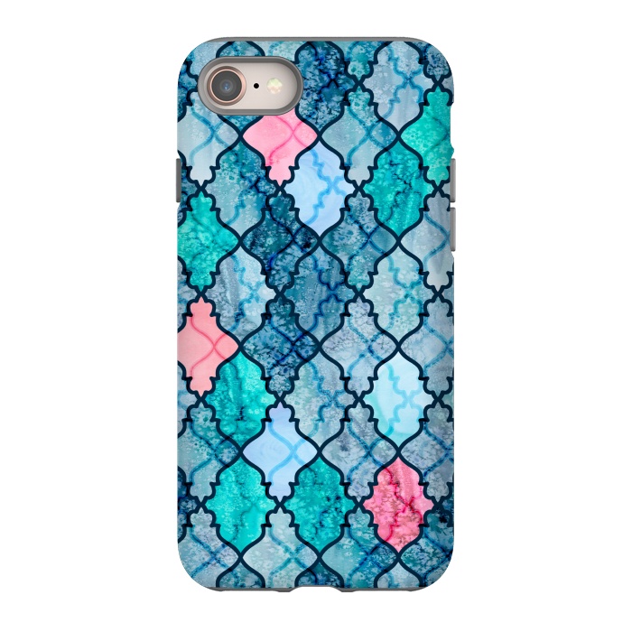 iPhone 8 StrongFit Moroccan Ocean by gingerlique