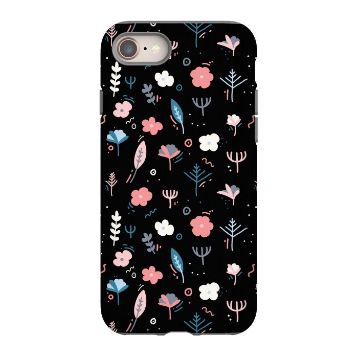 iPhone 8 StrongFit Whimsical Floral by Allgirls Studio