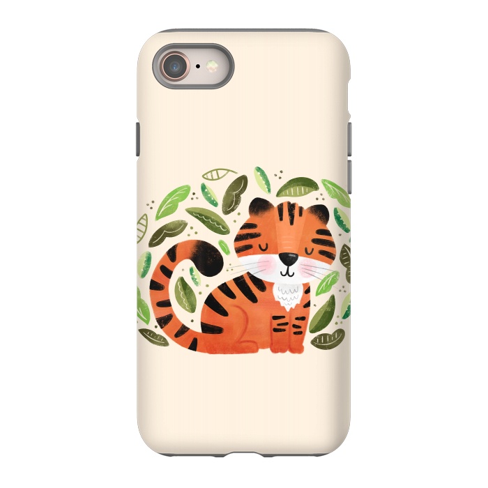 iPhone 8 StrongFit Tiger Cutie by Noonday Design