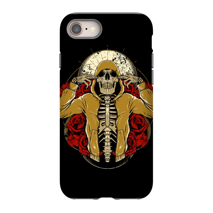 iPhone 8 StrongFit Hip Hop and Roses by Afif Quilimo