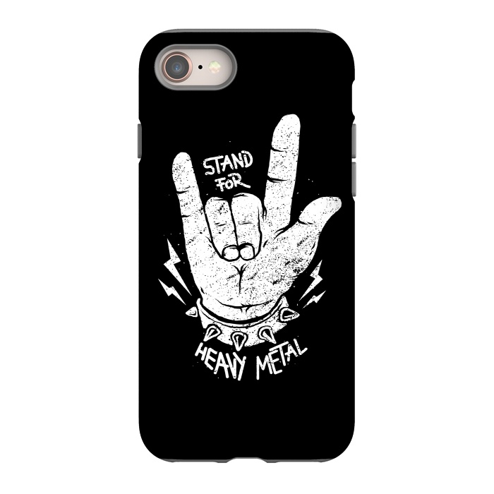 iPhone 8 StrongFit Stand for Heavy Metal by Afif Quilimo