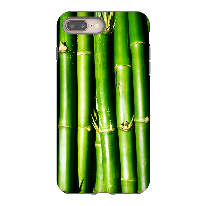 iPhone 8 plus StrongFit Bamboo Zen Green Nature by BluedarkArt