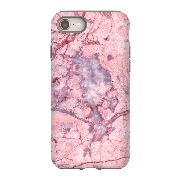 iPhone 8 StrongFit Pink Marble by Art Design Works