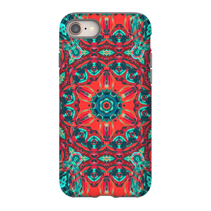 iPhone 8 StrongFit Abstract Mandala II by Art Design Works