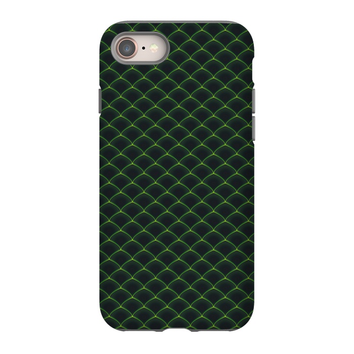 iPhone 8 StrongFit Reptile Scales Pattern by Art Design Works