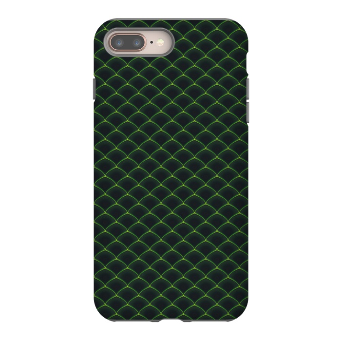 iPhone 8 plus StrongFit Reptile Scales Pattern by Art Design Works