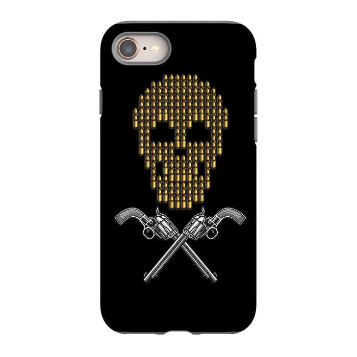 iPhone 8 StrongFit Skull Bullets by Afif Quilimo